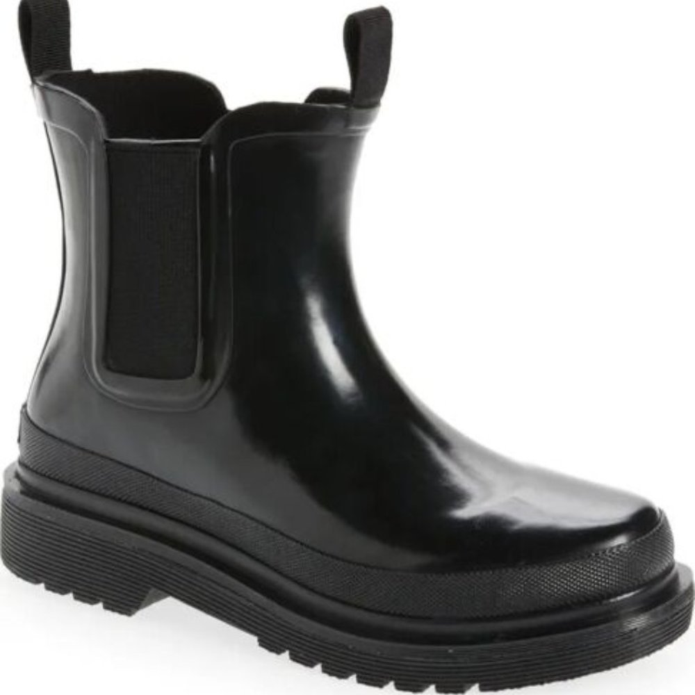 *** Chooka Damascus Waterproof Chelsea Boot (Women) BLACK NWT $85